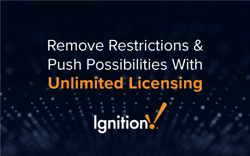 Ignition is not unlimited with an asterisk. You get all the clients, tags, devices and connections that fit on a server with this universal industrial automation platform. No limits, no throttling bandwidth and no surprise fees.